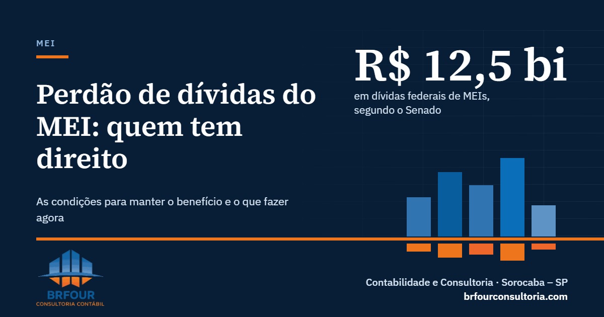 Perdão de dívidas do MEI: quem tem direito – BRFOUR Consultoria Contábil